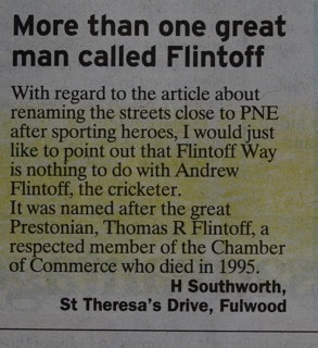 More than one great man called Flintoff