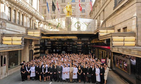 The Savoy Hotel and Staff