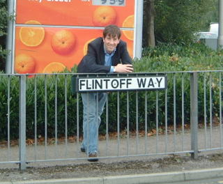 John-Paul Flintoff at Flintoff Way, Preston, 2005